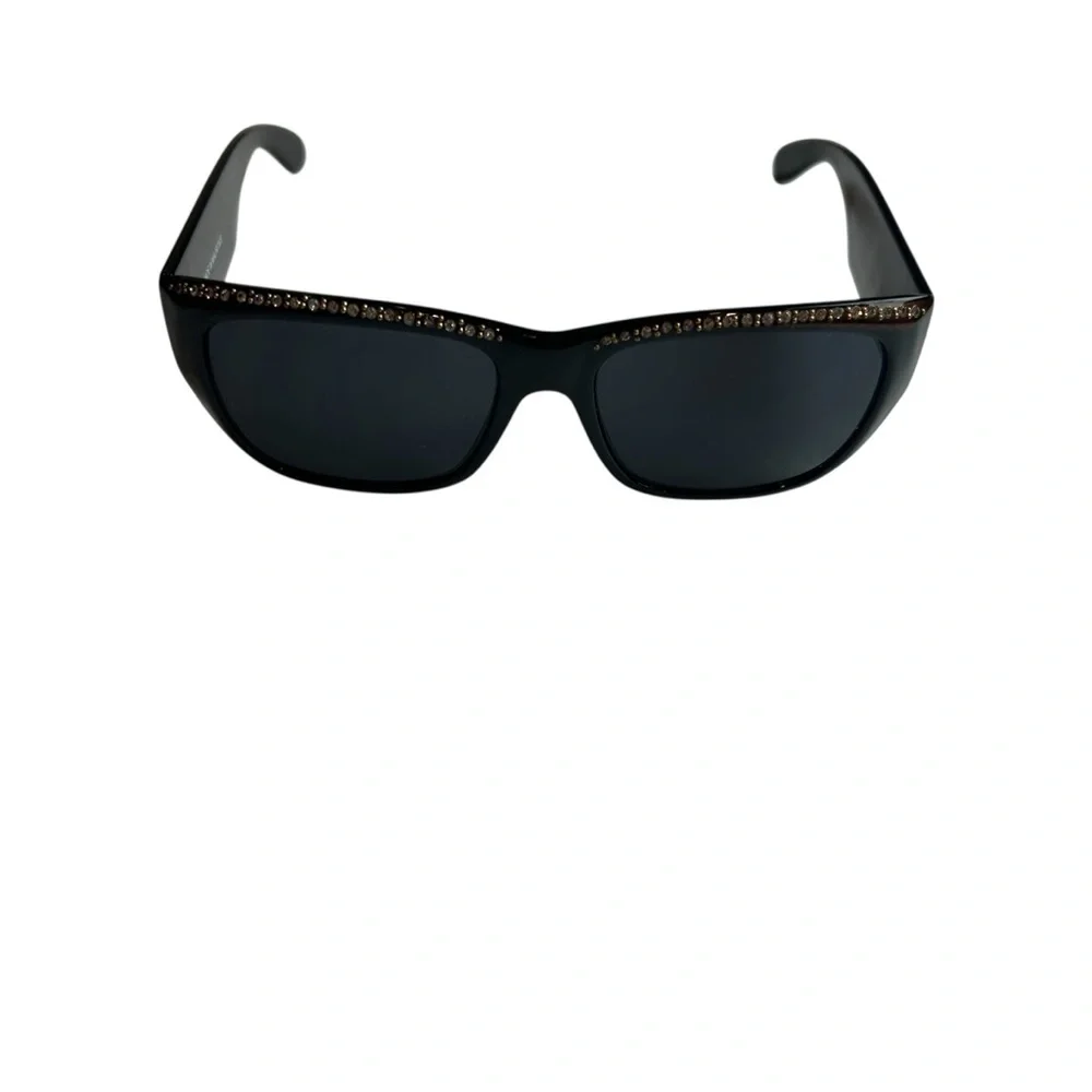 Rhinestone Upper Vintage Black Women's Sunglasses